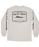 SALTY CREW MENS STEALTH L/S TEE - ATHLETIC HEATHER