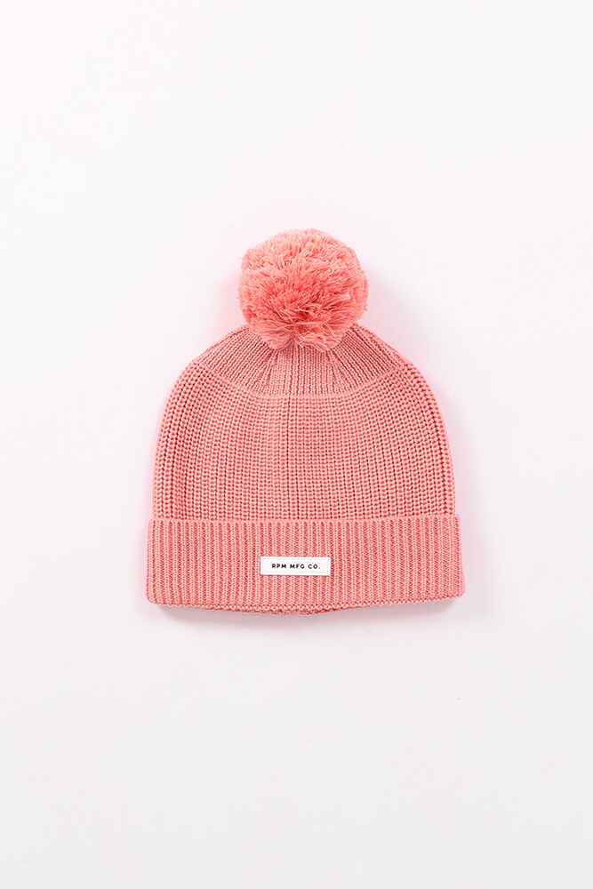 RPM POM POM BEANIE - SALMON - Mens 