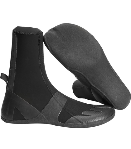 VISSLA HIGH SEAS 3MM SPLIT TOE BOOTIE- BLACK 