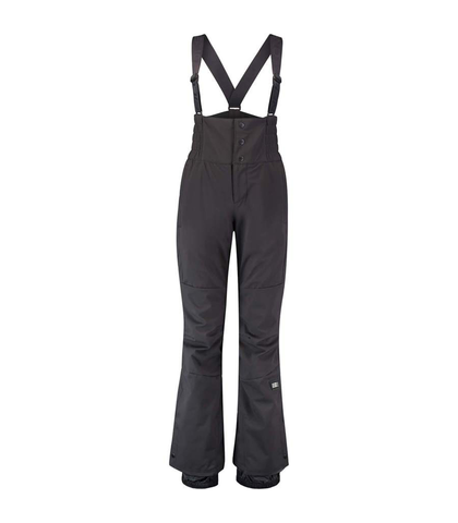 O'NEILL LADIES HIGH WAISTED SNOW BIB-PANT  - BLACK OUT