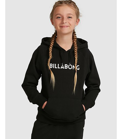 BILLABONG TEEN GIRLS DANCER POP HOOD - OFF BLACK