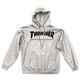 THRASHER SKATE MAG HOOD - LIGHT GREY