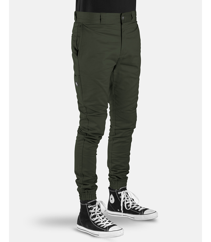 DICKIES CP918 CUFF PANT - ARMY GREEN