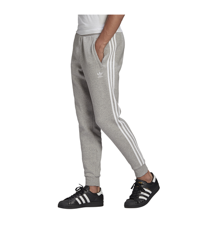 ADIDAS MENS 3 STRIPES TRACK PANT - HEATHER GREY - Mens-Bottoms ...