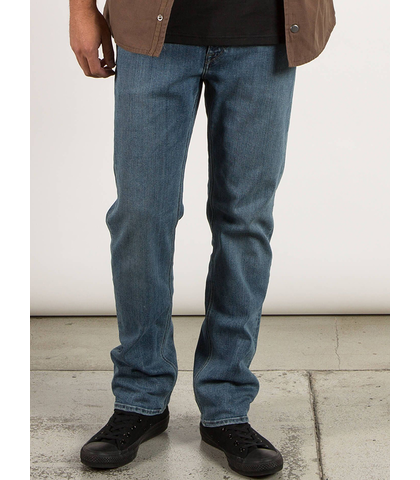 VOLCOM MENS SOLVER DENIM - SEVENTIES INDIGO