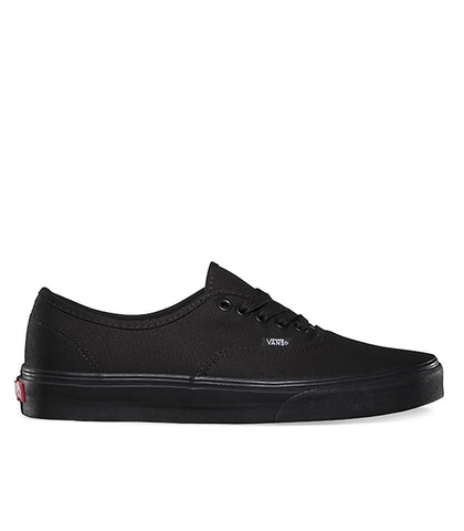 VANS AUTHENTIC SHOE - BLACK / BLACK CANVAS