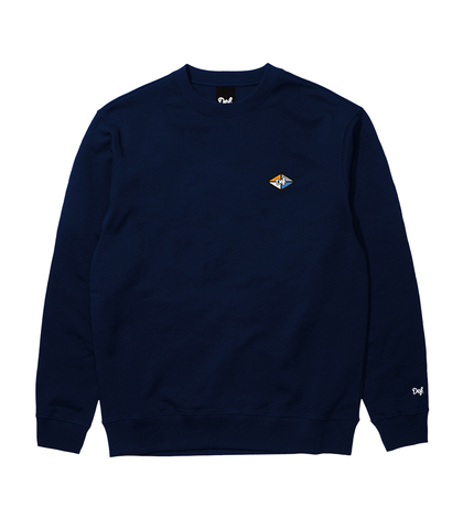 DEF AWG RUBBER PATCH CREW - NAVY