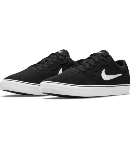 nike sb chron black and white