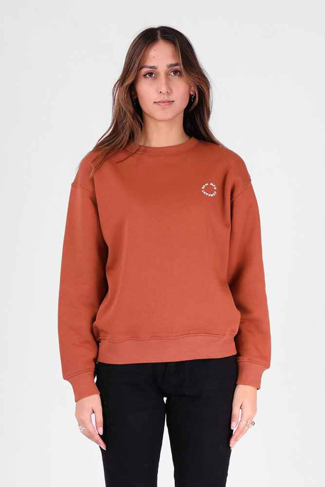 RPM LADIES ESSENTIAL CREW - COFFEE - Womens-Top : Sequence Surf Shop ...