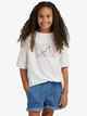 ROXY GIRLS YOUNGER NOW TEE - SNOW WHITE