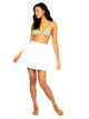 RUSTY LADIES BELLA ROSE SKIRT - WHITE