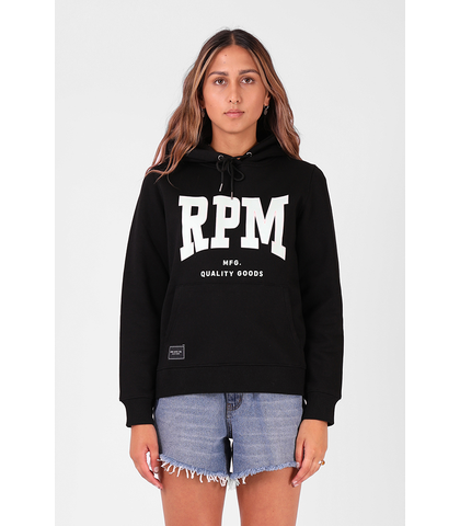 RPM LADIES COLLAGE HOOD - BLACK