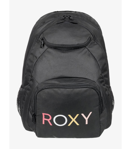 ROXY SHADOW SWELL LOGO BACKPACK - ANTHRACITE
