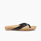 REEF CUSHION COURT JANDAL - BLACK / NATURAL