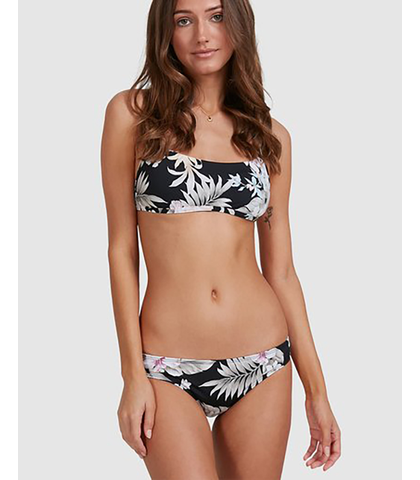 BILLABONG LADIES TROPICOOL LOWRIDER BIKINI PANT - BLACK