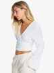 ROXY LADIES IN THE MOMENT TOP - BRIGHT WHITE