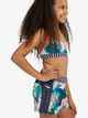 ROXY GIRLS JUST ONE WAVE BOARDSHORT - INDIGO TROPIC STORM