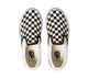 VANS YOUTH CLASSIC SLIP ON SHOE - CHECKERBOARD BLACK / WHITE