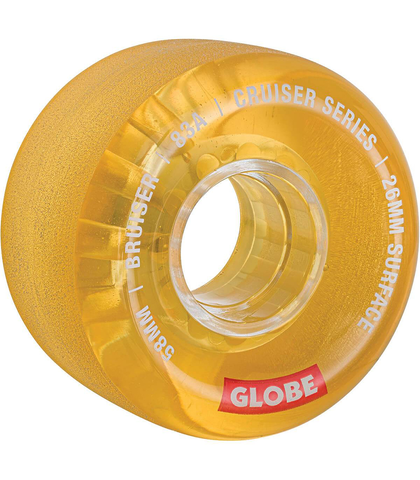 GLOBE WHEELS - BRUISER 58MM - CLEAR HONEY