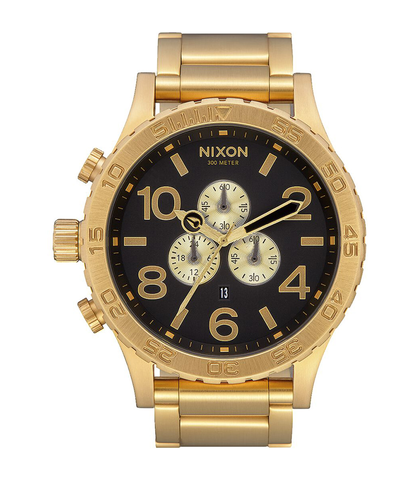 NIXON 51-30 CHRONO WHATCH - ALL GOLD / BLACK