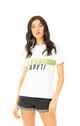ILABB LADIES BIND TEE - STACK - WHITE