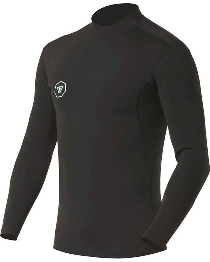 VISSLA MENS 7 SEAS 1MM L/S SURF JACKET BLACK SurfMens Wetsuits Sequence Surf Shop