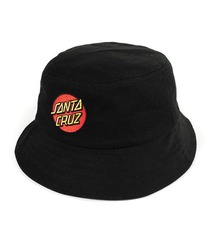 SANTA CRUZ YOUTH BUCKET HAT - BLACK