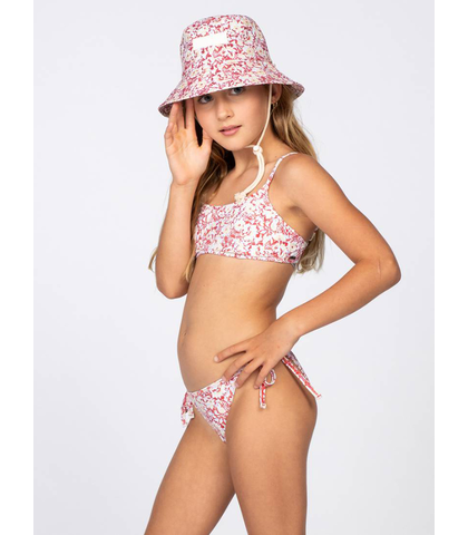 RUSTY GIRLS TROPICAL BIKINI SET - RED VELVET