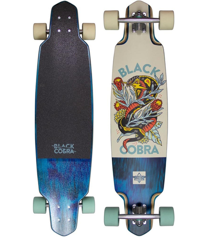 DUSTERS 38'' COBRA LONGBOARD - TEAL / OFF WHITE