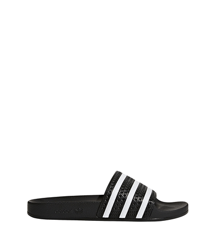 ADIDAS ADILETTE - BLACK / WHITE / BLACK