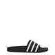 ADIDAS ADILETTE - BLACK / WHITE / BLACK