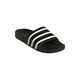 ADIDAS ADILETTE - BLACK / WHITE / BLACK