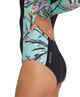 O'NEILL LADIES BAHIA FRONT ZIP L/S LYCRA SURFSUIT - ALOHA