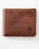 RIPCURL MENS TEXAS RFID ALL DAY LEATHER WALLET - BROWN