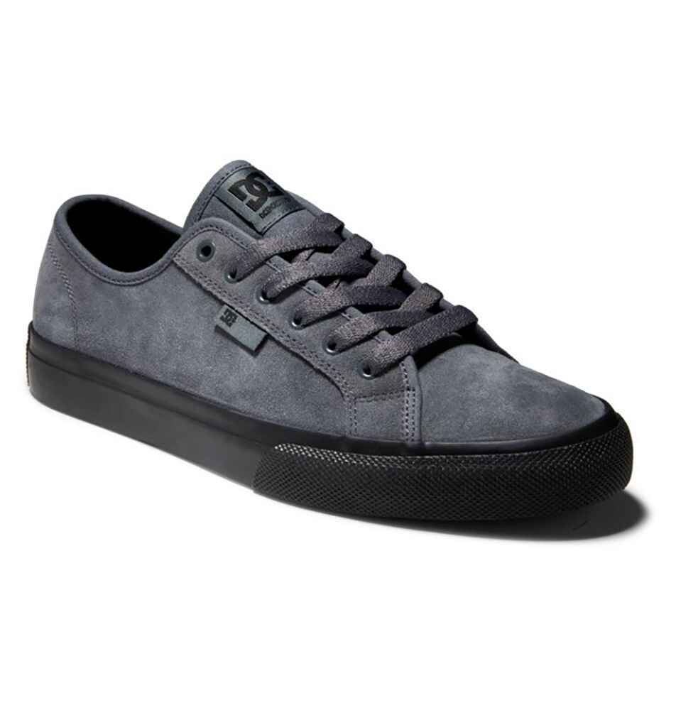 DC MANUAL LE SHOE GREY / BLACK FootwearShoes Sequence Surf Shop