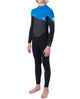 RIPCURL BOYS OMEGA 3/2 GBS BACKZIP STEAMER - BLUE