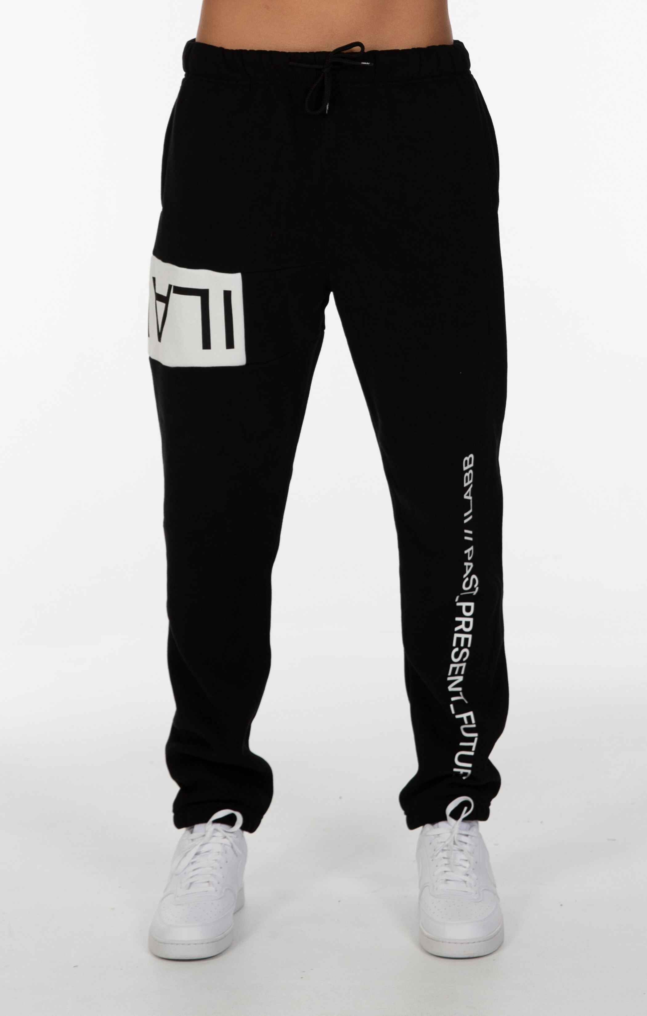 ILABB MENS PANEL TRACKIE PANT - BLACK - Mens-Bottoms : Sequence Surf ...