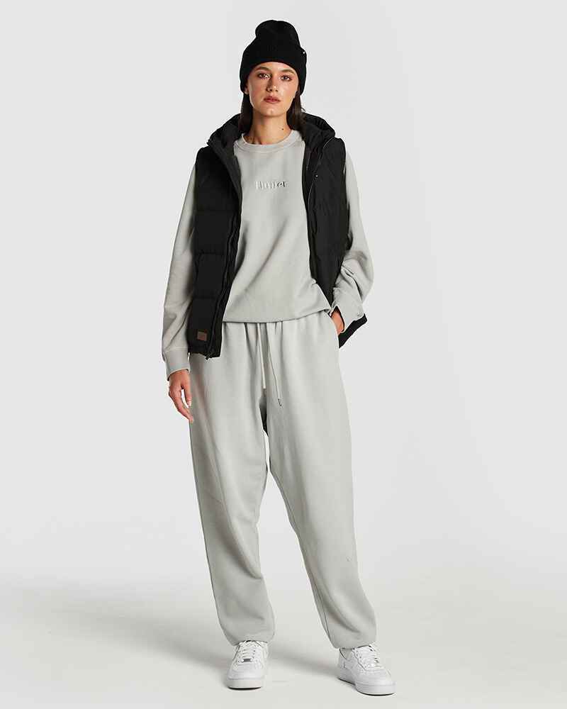 HUFFER LADIES CLASSIC DOWN PUFFER VEST BLACK WomensTop Sequence