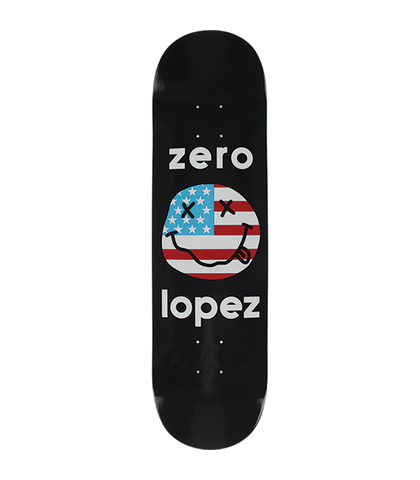Planche De Skate Zero Signée Par Adrian Lopez – Modèle Pro 8,25″, Noir, Neuf