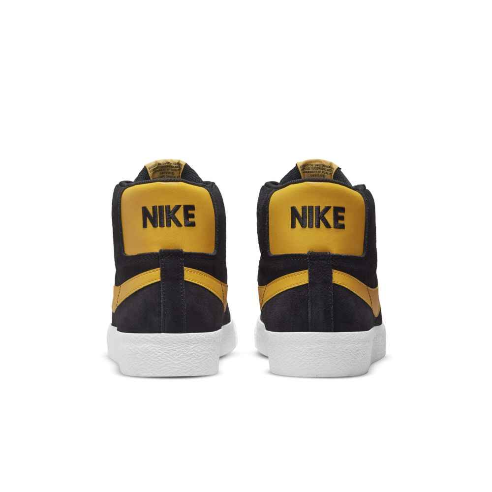 NIKE SB ZOOM BLAZER MID BLACK GOLD Footwear Shoes Sequence Surf Shop NIKE 6.0 W22