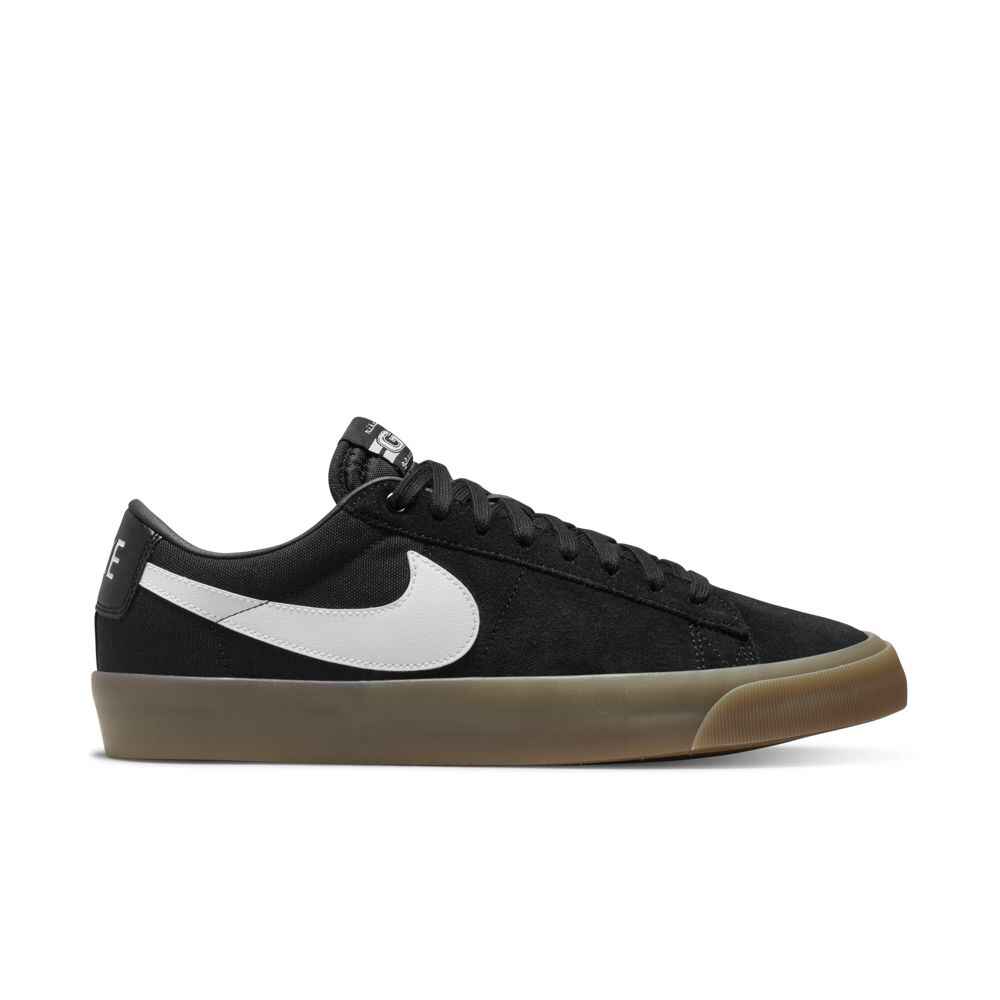NIKE SB ZOOM BLAZER LOW PRO GT BLACK GUM Footwear Shoes Sequence Surf Shop NIKE 6.0 W22
