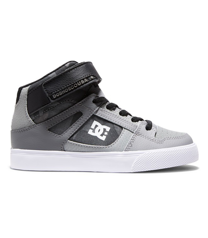 DC BOYS PURE HIGH TOP EV SHOE - GREY CAMO