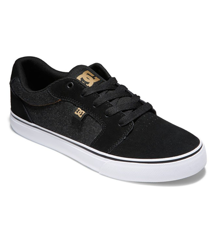 DC ANVIL SHOE - BLACK DENIM