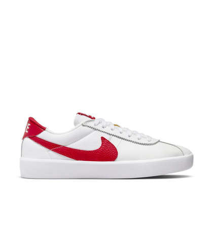 NIKE SB BRUIN REACT SHOE - SUMMIT WHITE / RED