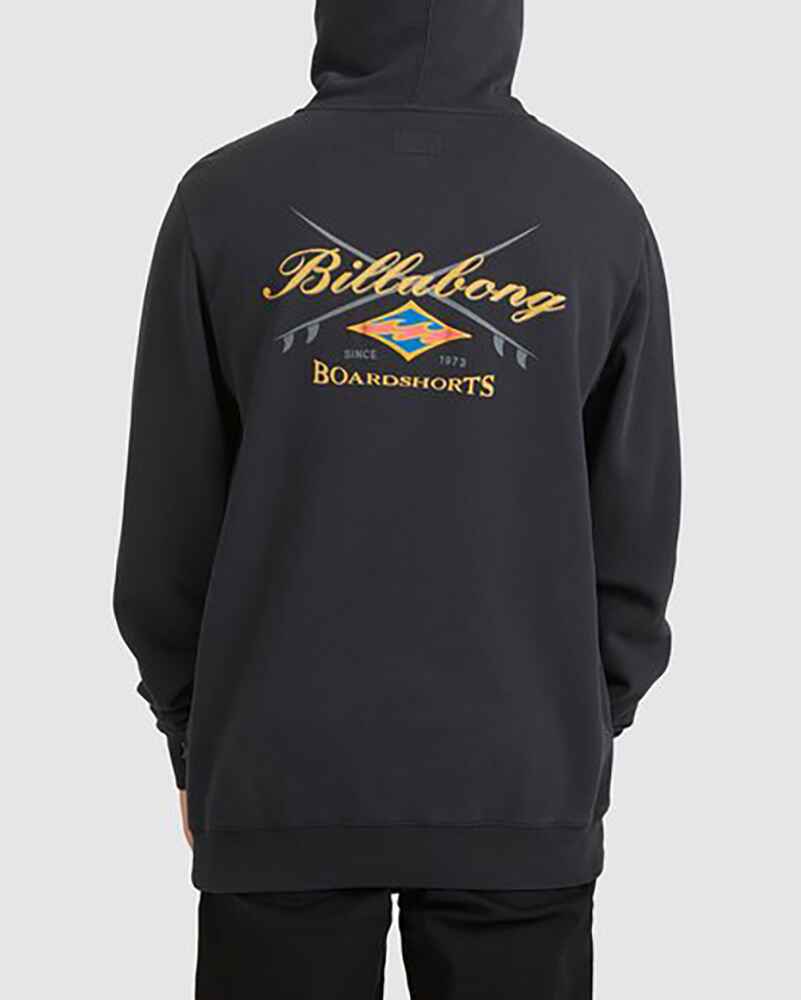 BILLABONG MENS BONG DAYS POP HOOD BLACK MensTops Sequence Surf