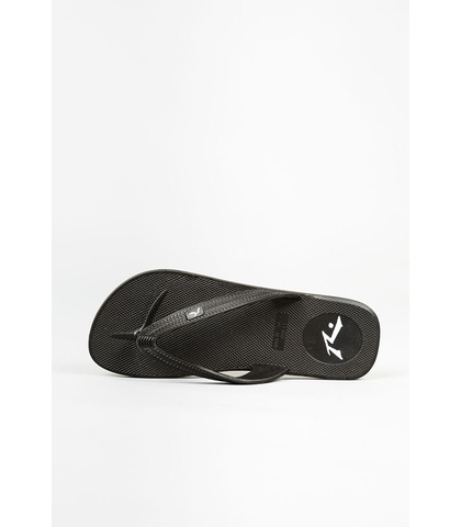 RUSTY MENS PIPIN JANDAL - BLACK/WHITE