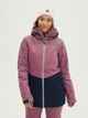 O'NEILL LADIES HALITE SNOW JACKET - BERRY CONSERVE