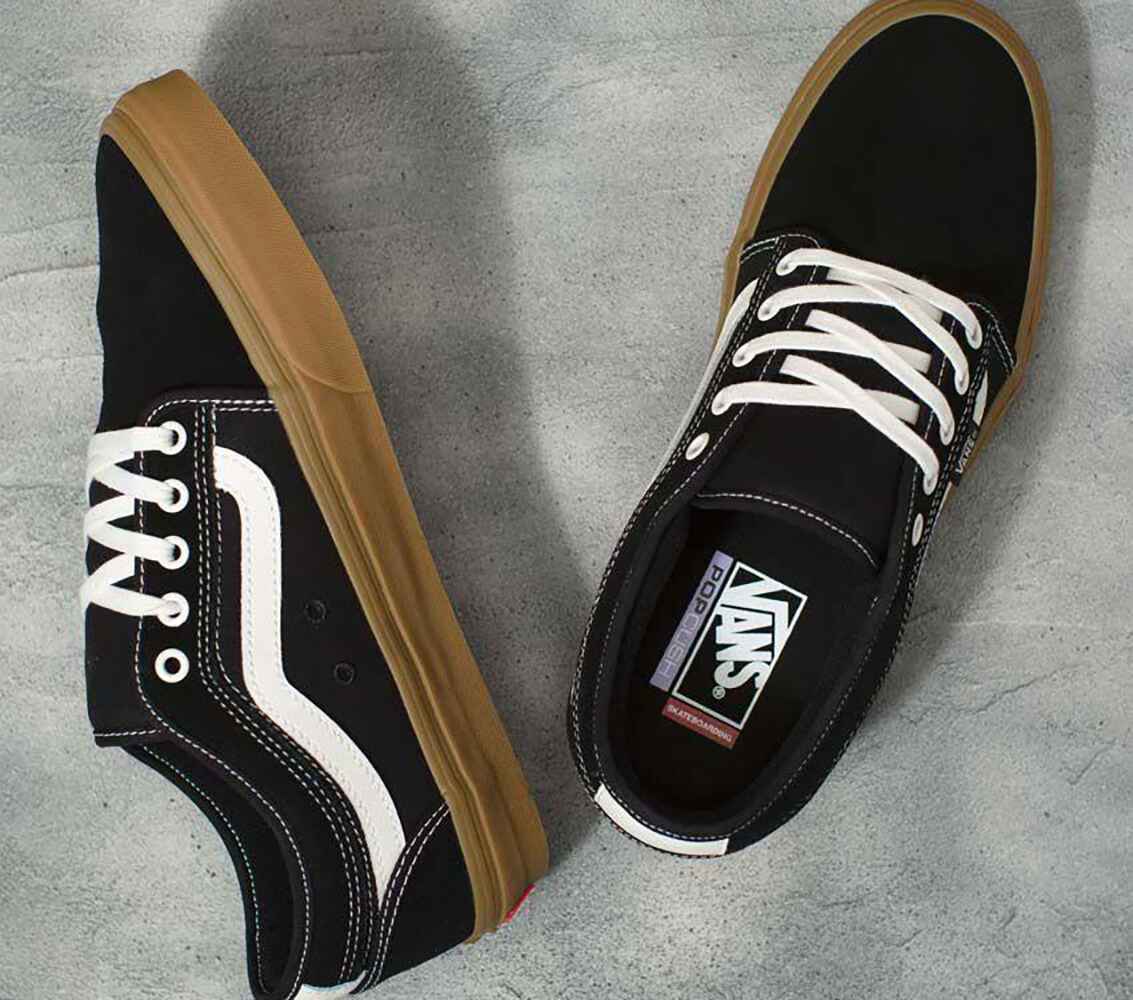 VANS SKATE CHUKKA LOW SHOE BLACK / GUM FootwearShoes Sequence Surf Shop VANS W22