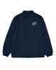 SANTA CRUZ MENS LINED OVAL DOT MONO INSULATED COACHES JACKET 