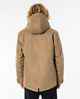 RIPCURL MENS ANTI SERIES EXIT JACKET - MEDIUM BROWN